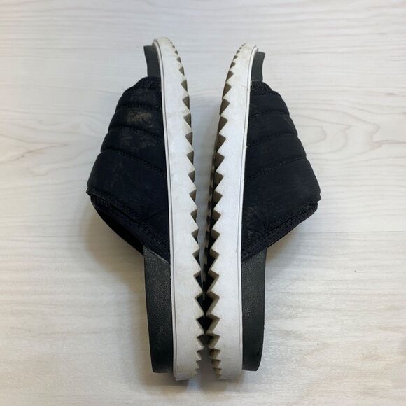 Nike Asuna Slides Sport Sandals Black Sail/White CW9707-002 Women's Size 9 - Picture 3 of 8